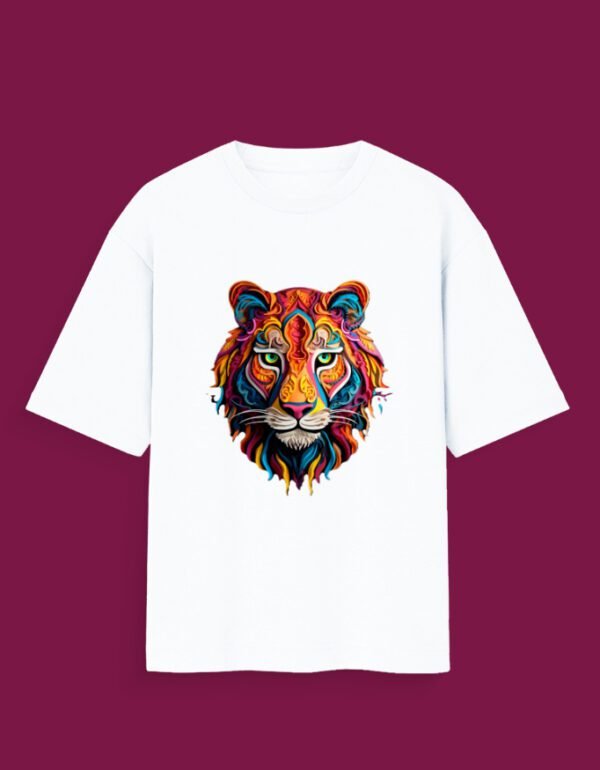 Lion Face Unisex Oversized Standard T-Shirt