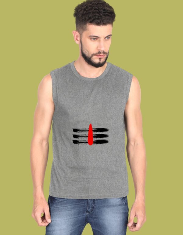 Shiv Ji Tilak Men's Sleeveless T-Shirt
