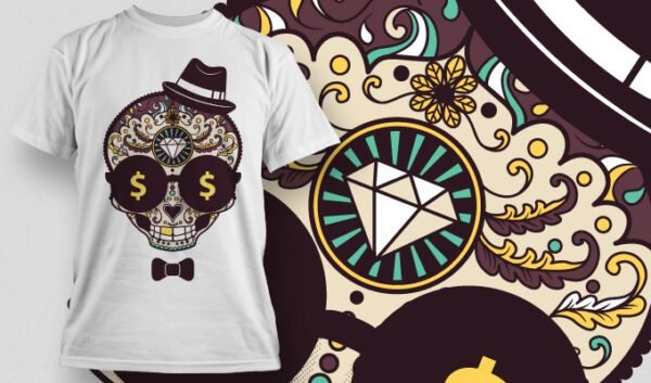 Skull robber Unisex Crew T-Shirt